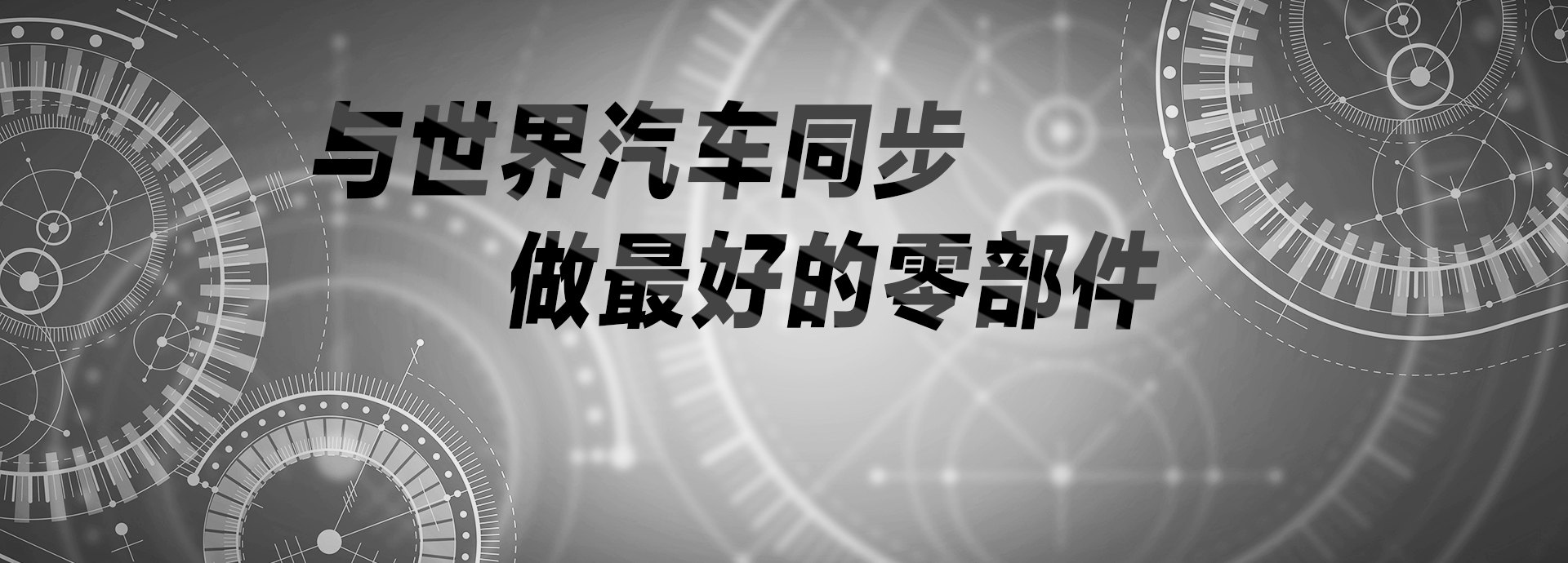 與世界汽車(chē)同步，做最好的零部件